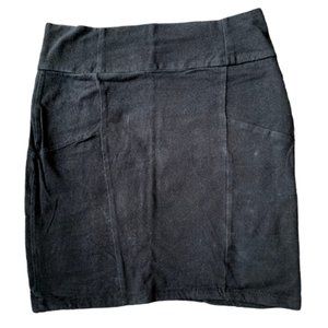 Black pencil skirt